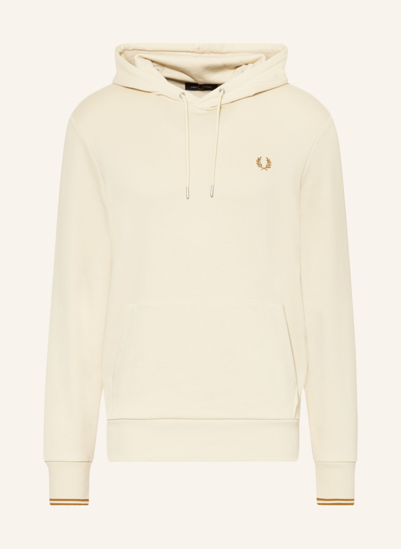 FRED PERRY Bluza z kapturem M2643 kolor ecru