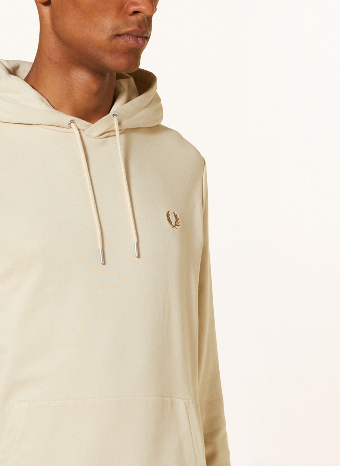 FRED PERRY Bluza z kapturem M2643 kolor ecru