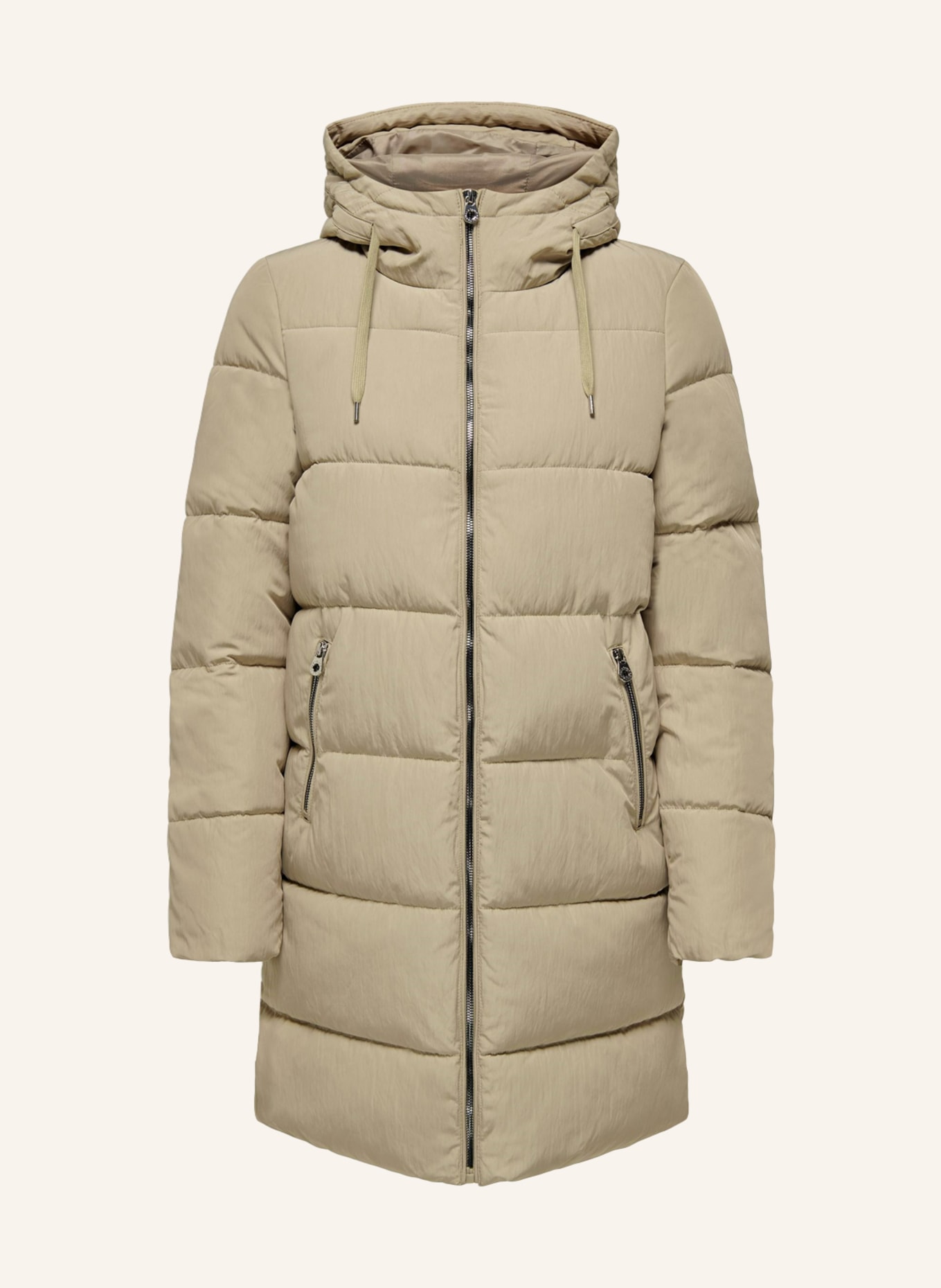 ONLY Quilted coat, Color: BEIGE (Image 1)