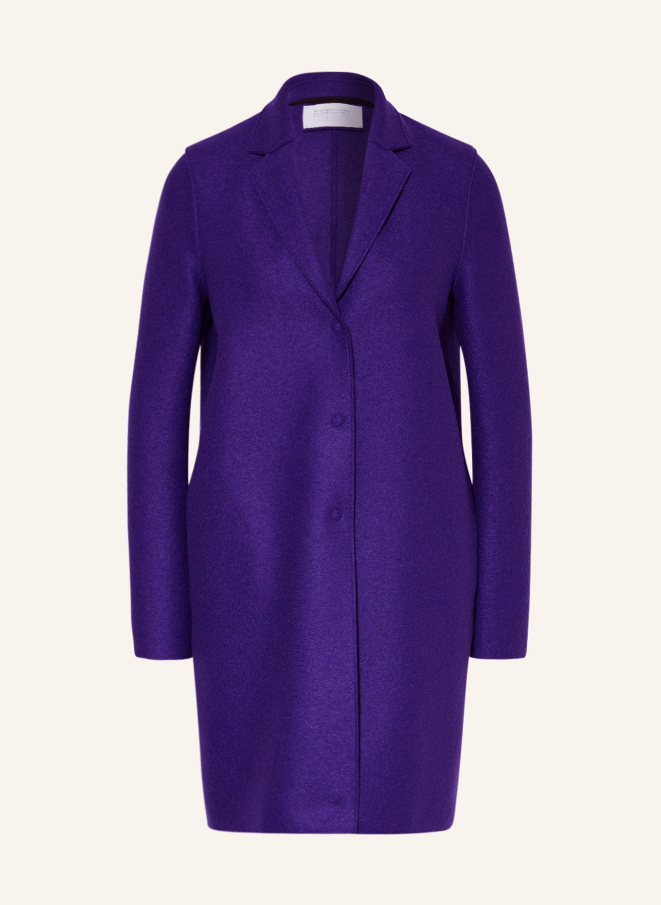 HARRIS WHARF LONDON Wool coat, Color: PURPLE (Image 1)