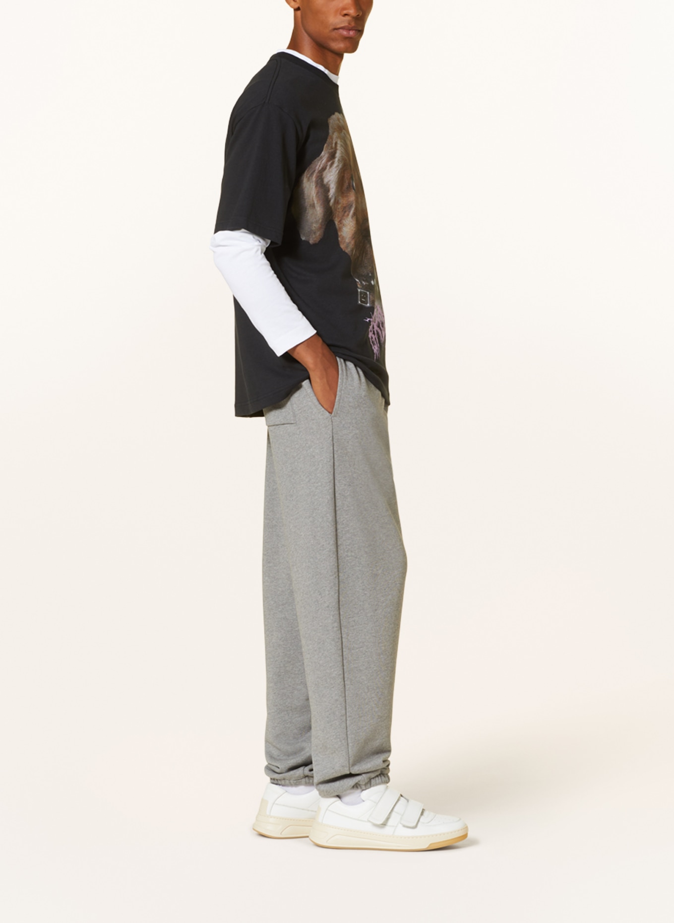 Acne Studios Szorty dresowe: SZARY