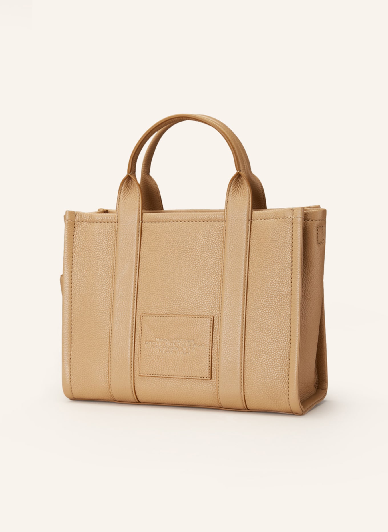 MARC JACOBS Shopper THE MEDIUM TOTE BAG LEATHER, Farbe: CAMEL (Bild 2)