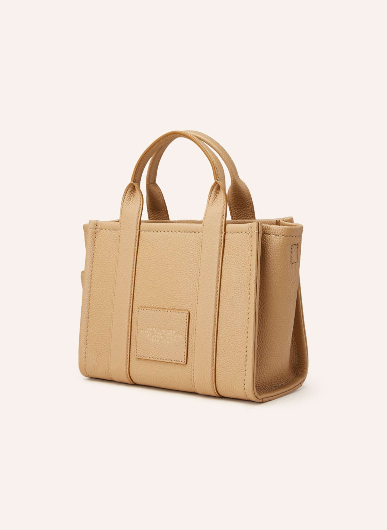 MARC JACOBS Shopper THE SMALL TOTE BAG LEATHER, Farbe: CAMEL (Bild 2)