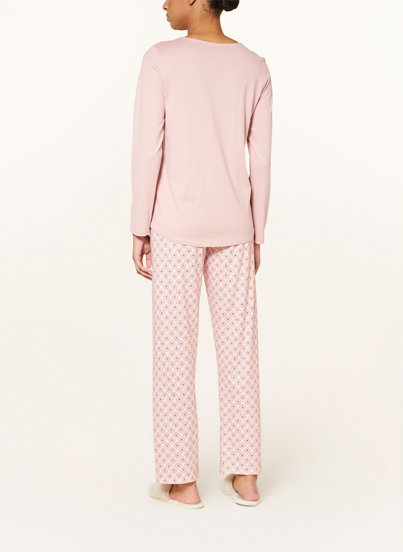 CALIDA Pajamas LOVELY NIGHTS, Color: ROSE/ WHITE/ LIGHT BLUE (Image 3)