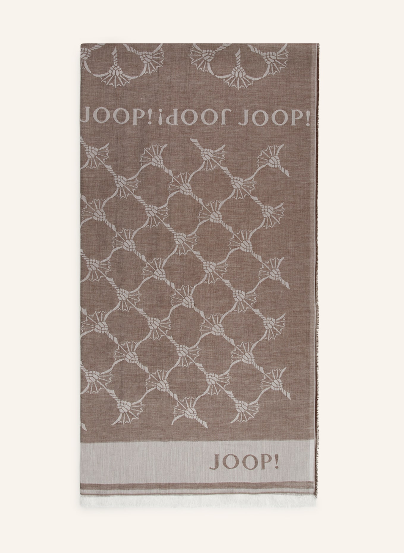 JOOP! Scarf , Color: BROWN/ LIGHT GRAY (Image 1)