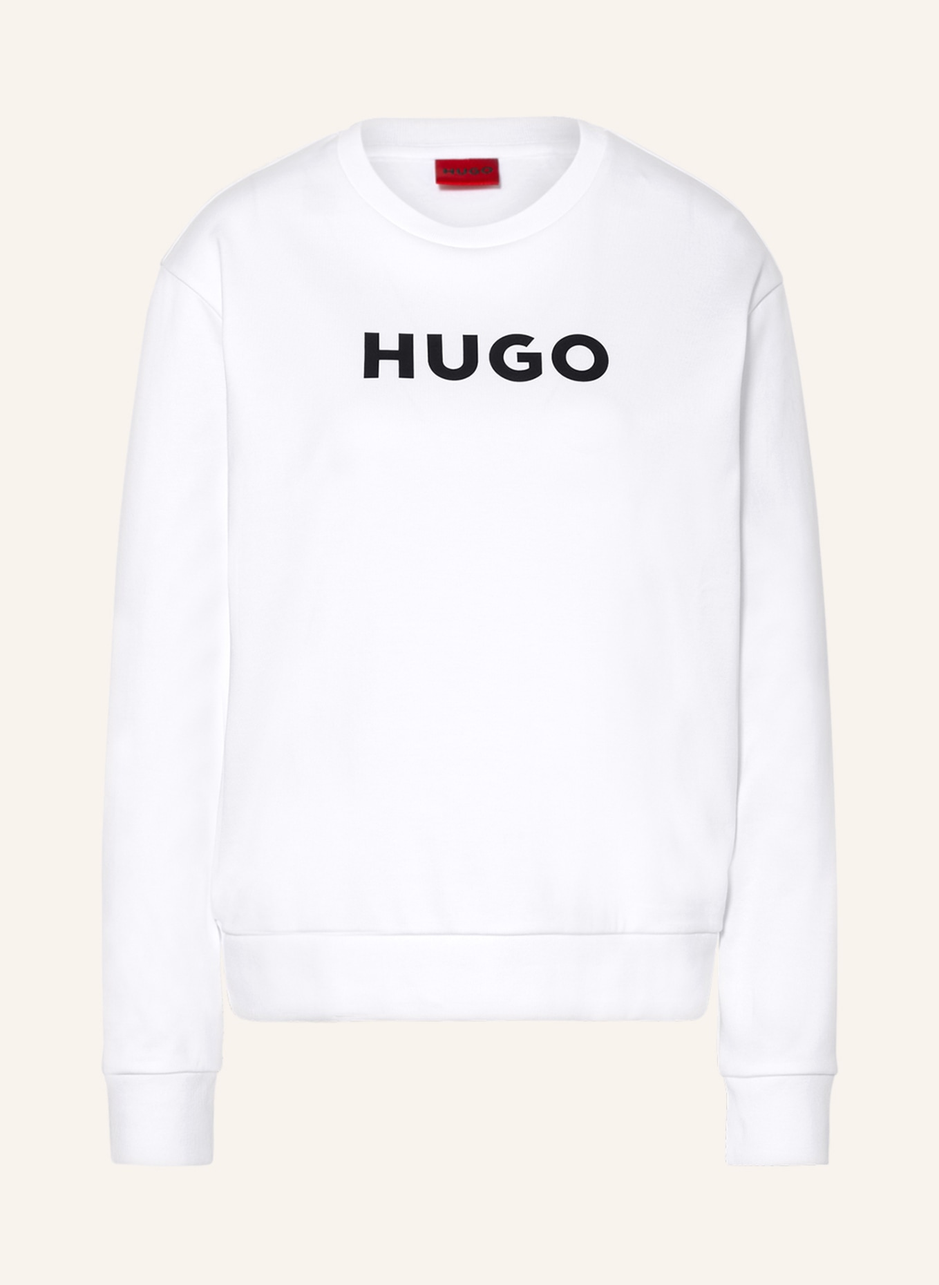 White hugo boss sweatshirt 2025