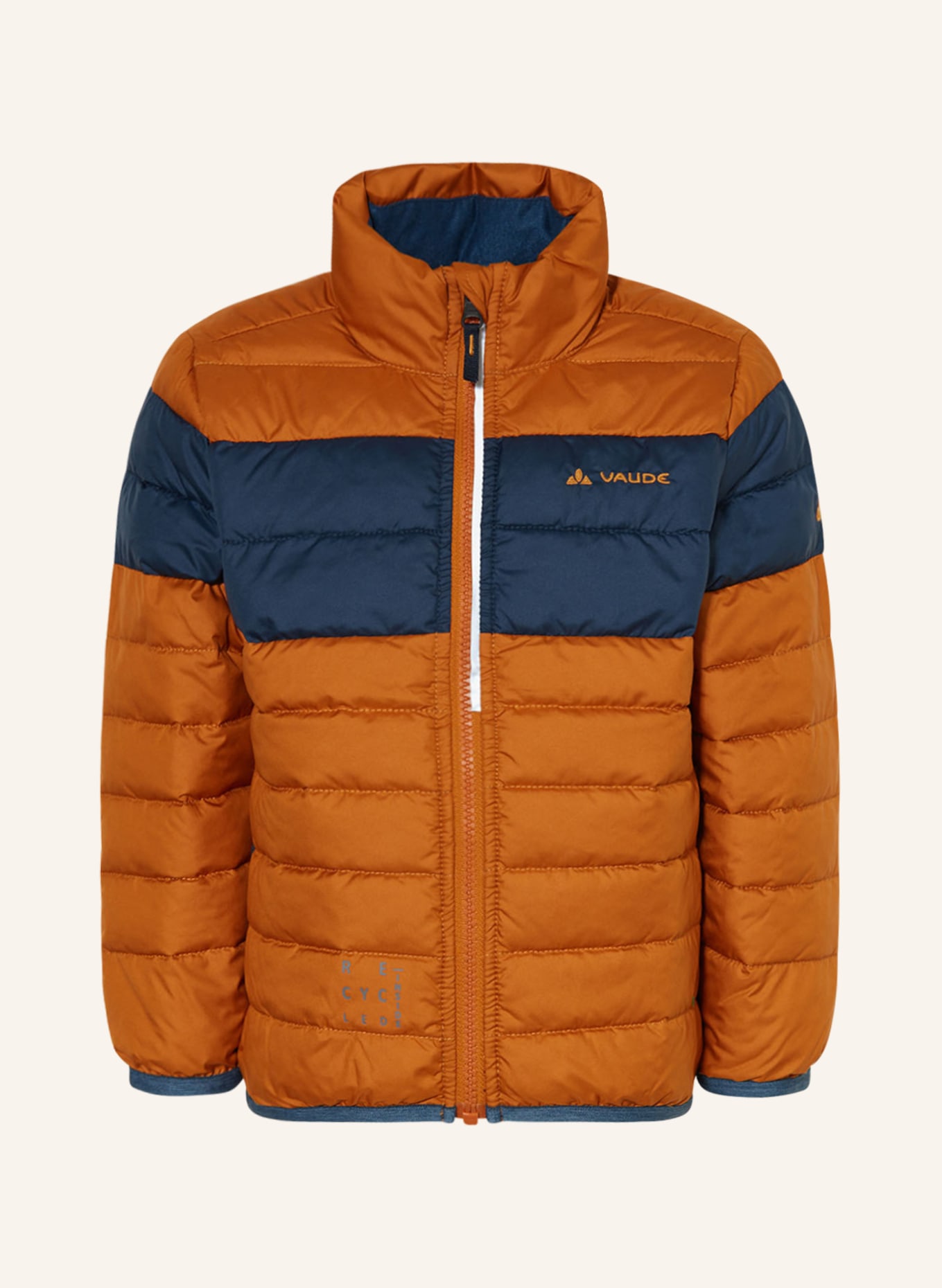 VAUDE Quilted jacket LIMAX , Color: BROWN/ BLUE (Image 1)