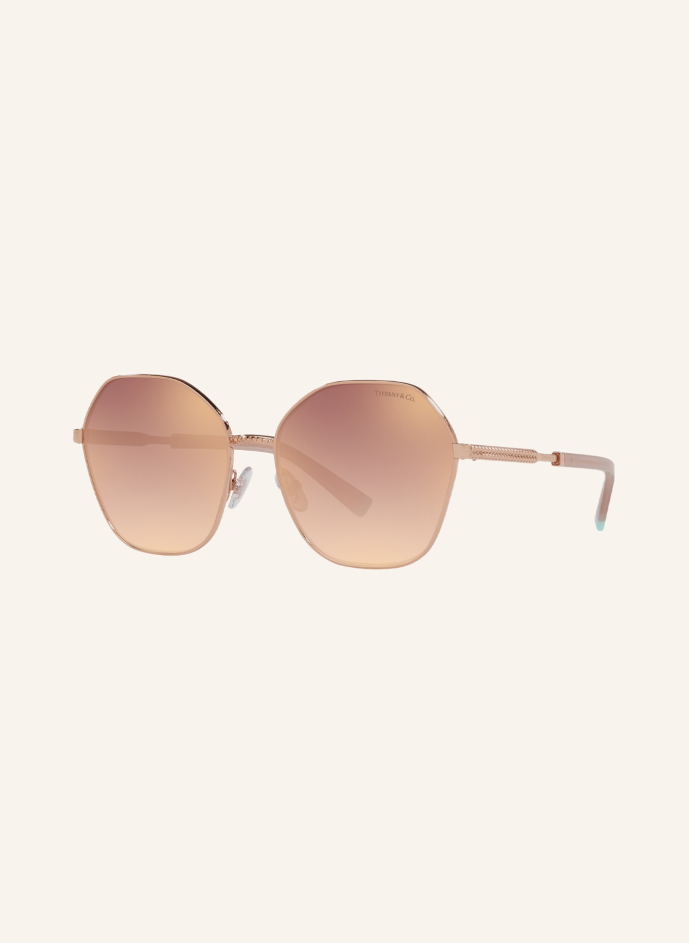 TIFFANY & Co. Sunglasses TF3081, Color: 61056F - PINK/ PINK MIRRORED (Image 1)
