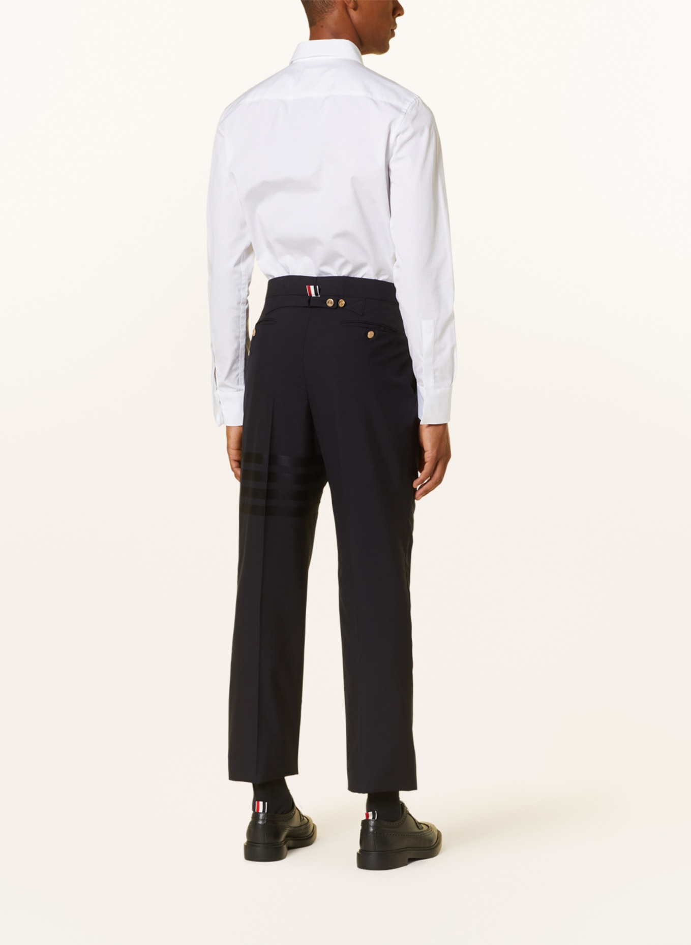 THOM BROWNE. Trousers regular fit, Color: 420 NAVY (Image 4)