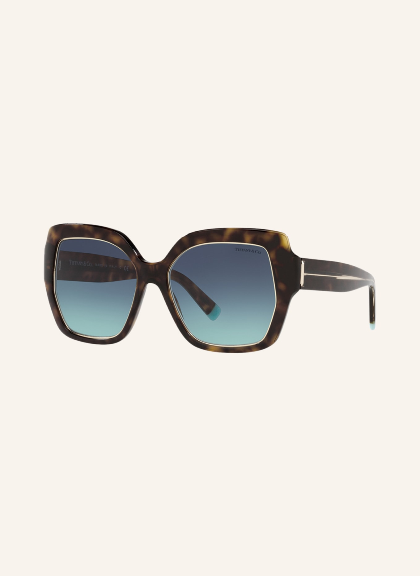 TIFFANY & Co. Sonnenbrille TF4183: 80159S - HAVANA/ TÜRKIS