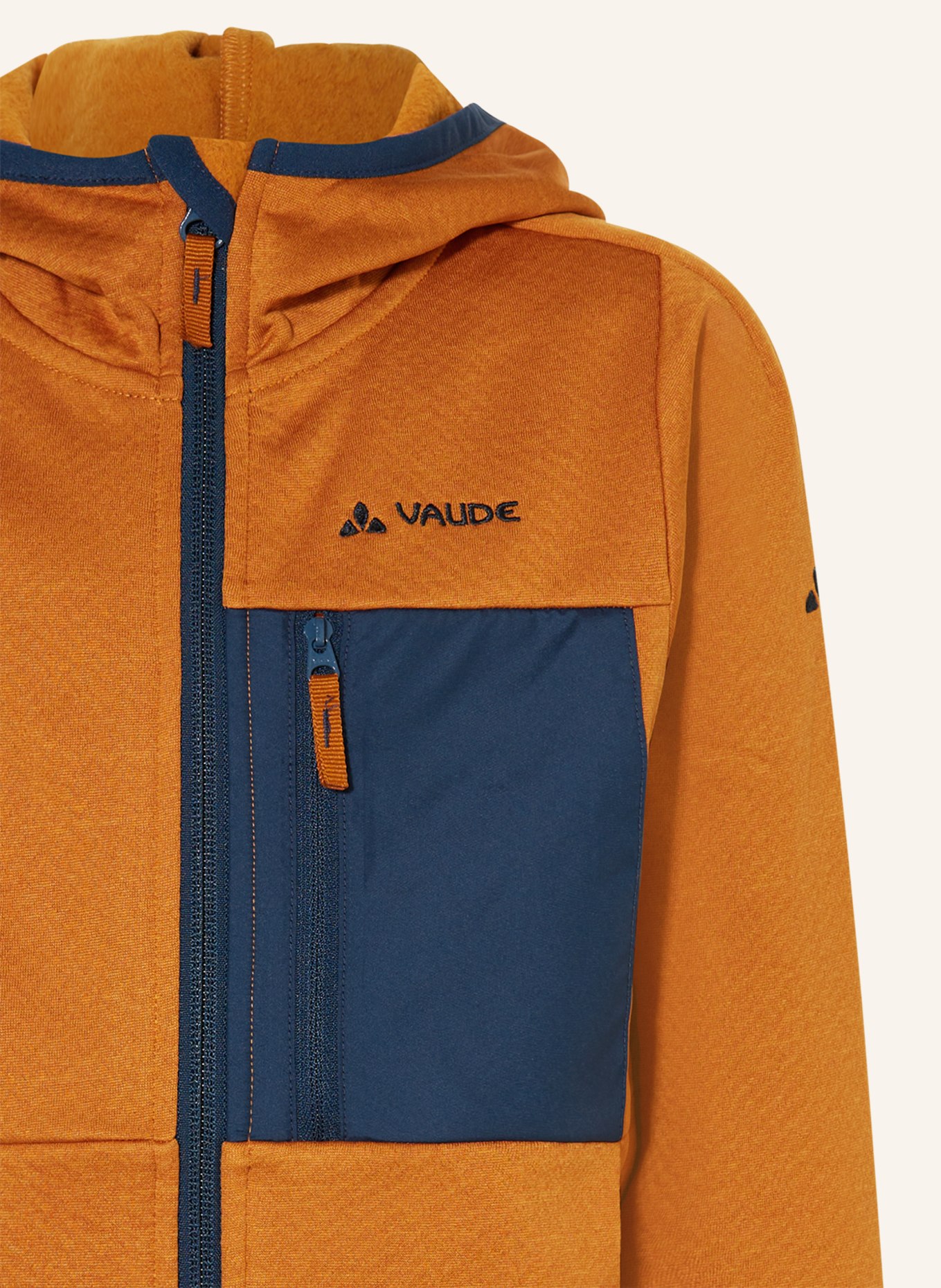 VAUDE Fleece jacket KIKIMORA, Color: BROWN (Image 3)