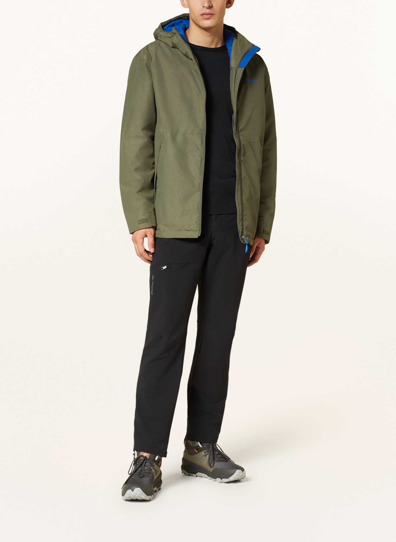 VAUDE Outdoor jacket NEYLAND, Color: OLIVE (Image 2)