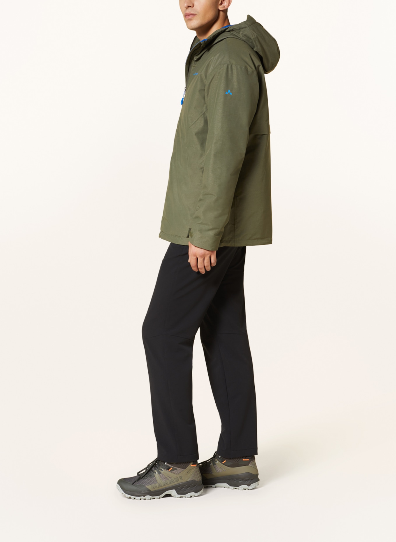 VAUDE Outdoor jacket NEYLAND, Color: OLIVE (Image 4)