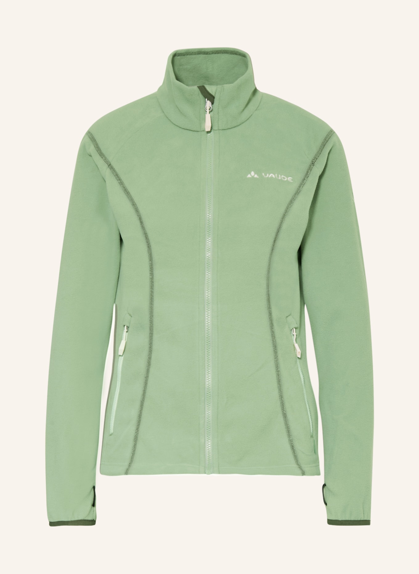 VAUDE Fleece jacket ROSEMOOR, Color: LIGHT GREEN (Image 1)