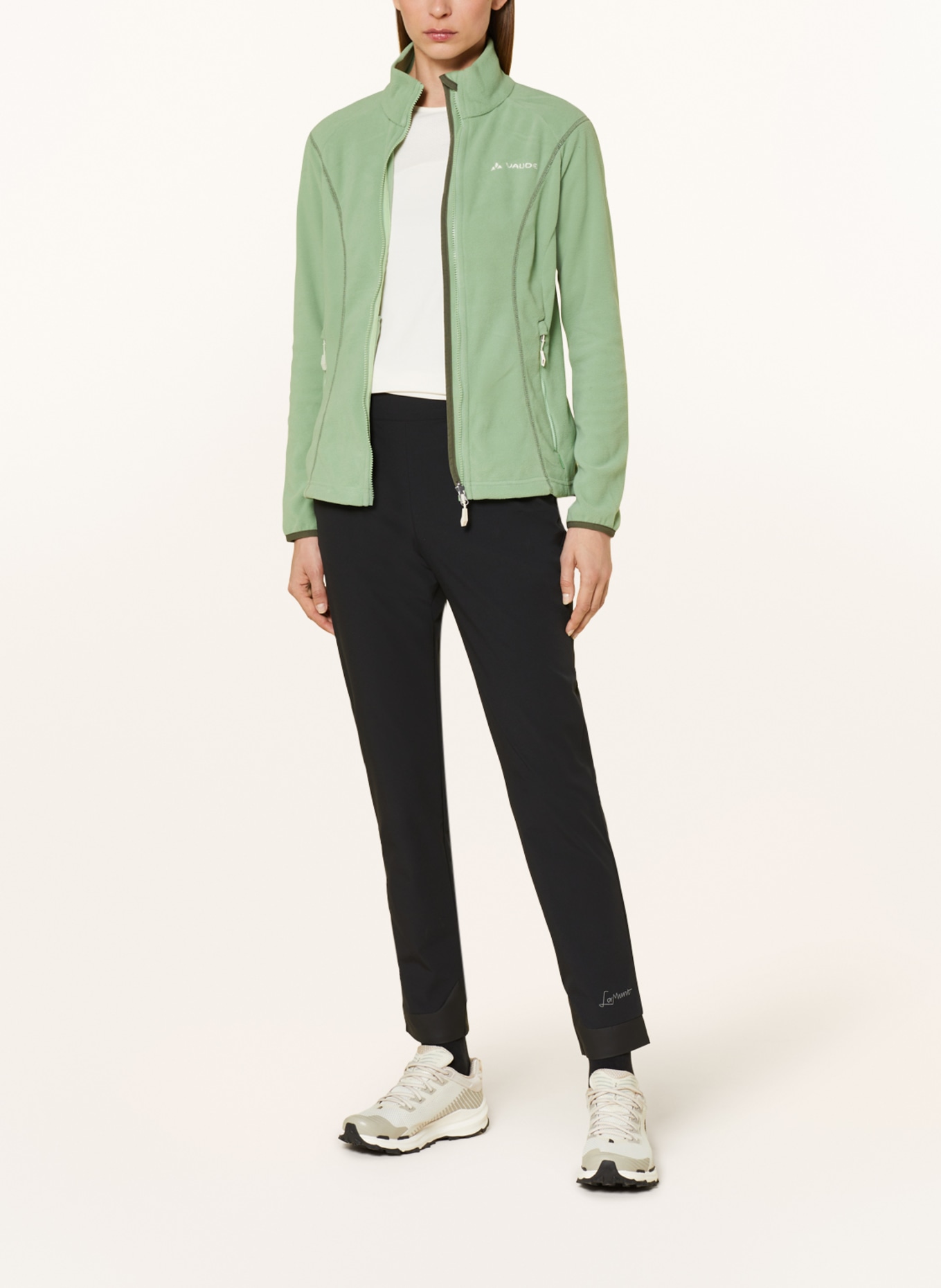 VAUDE Fleece jacket ROSEMOOR, Color: LIGHT GREEN (Image 2)