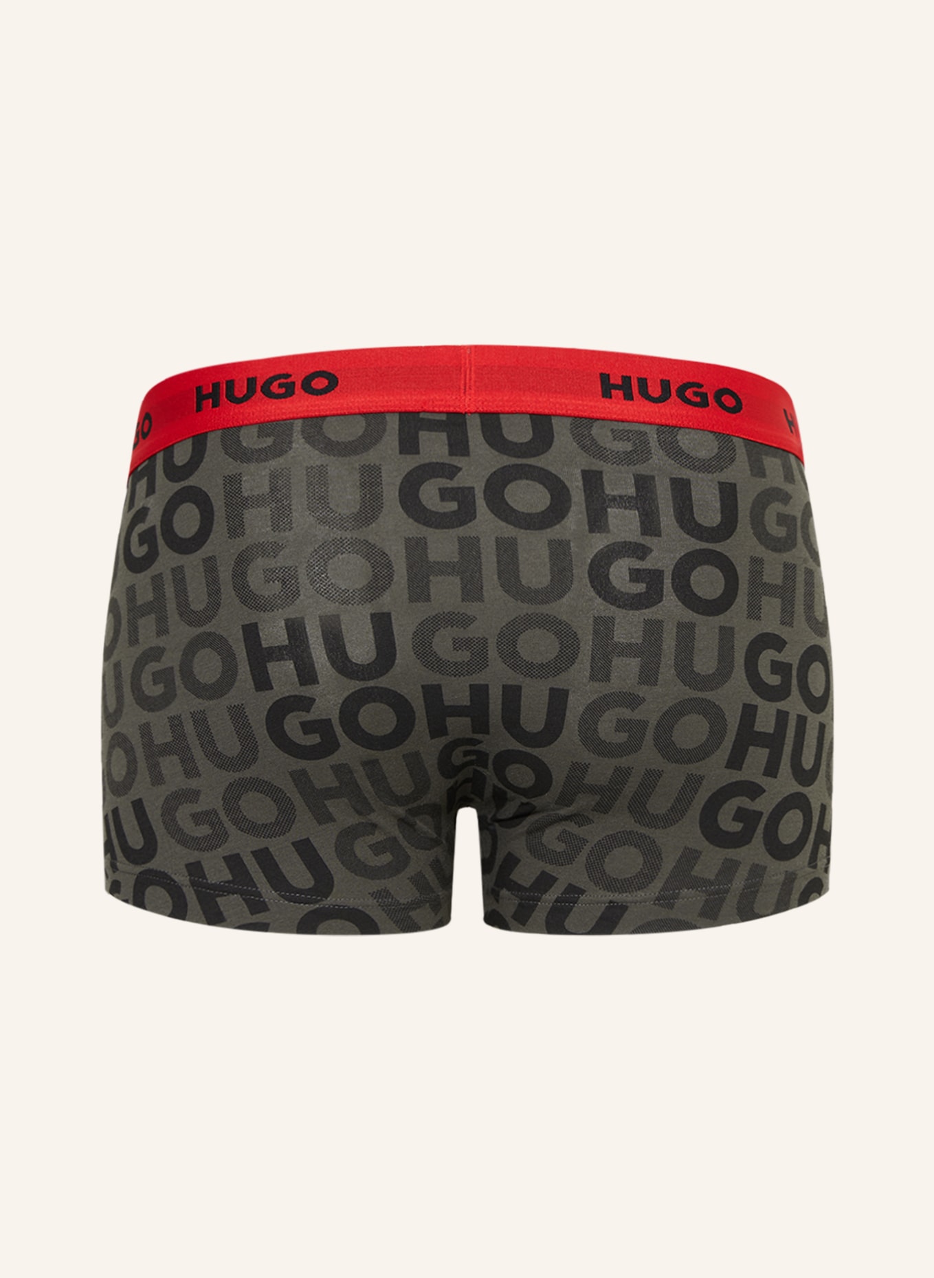 HUGO 3er-Pack Boxershorts, Farbe: SCHWARZ/ GRAU (Bild 2)