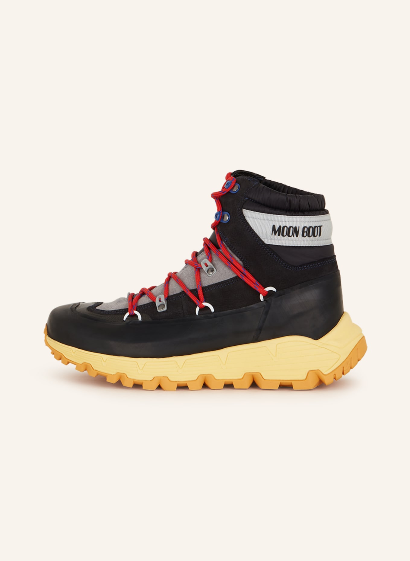 MOON BOOT Lace-up boots TECH HIKER, Color: BLACK/ GRAY (Image 4)