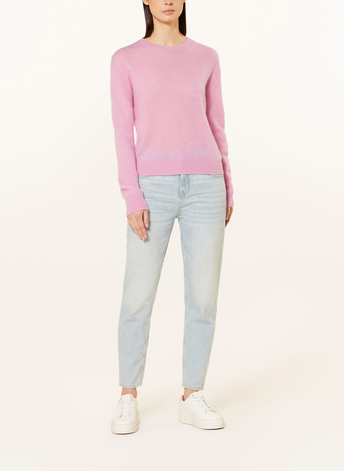 JOOP! Cashmere-Pullover mit Schmucksteinen, Farbe: ROSA (Bild 2)