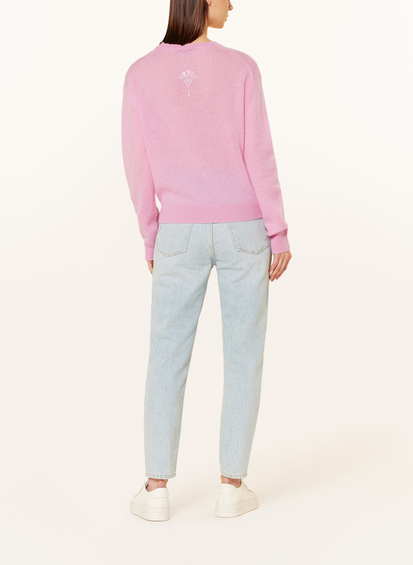 JOOP! Cashmere-Pullover mit Schmucksteinen, Farbe: ROSA (Bild 3)