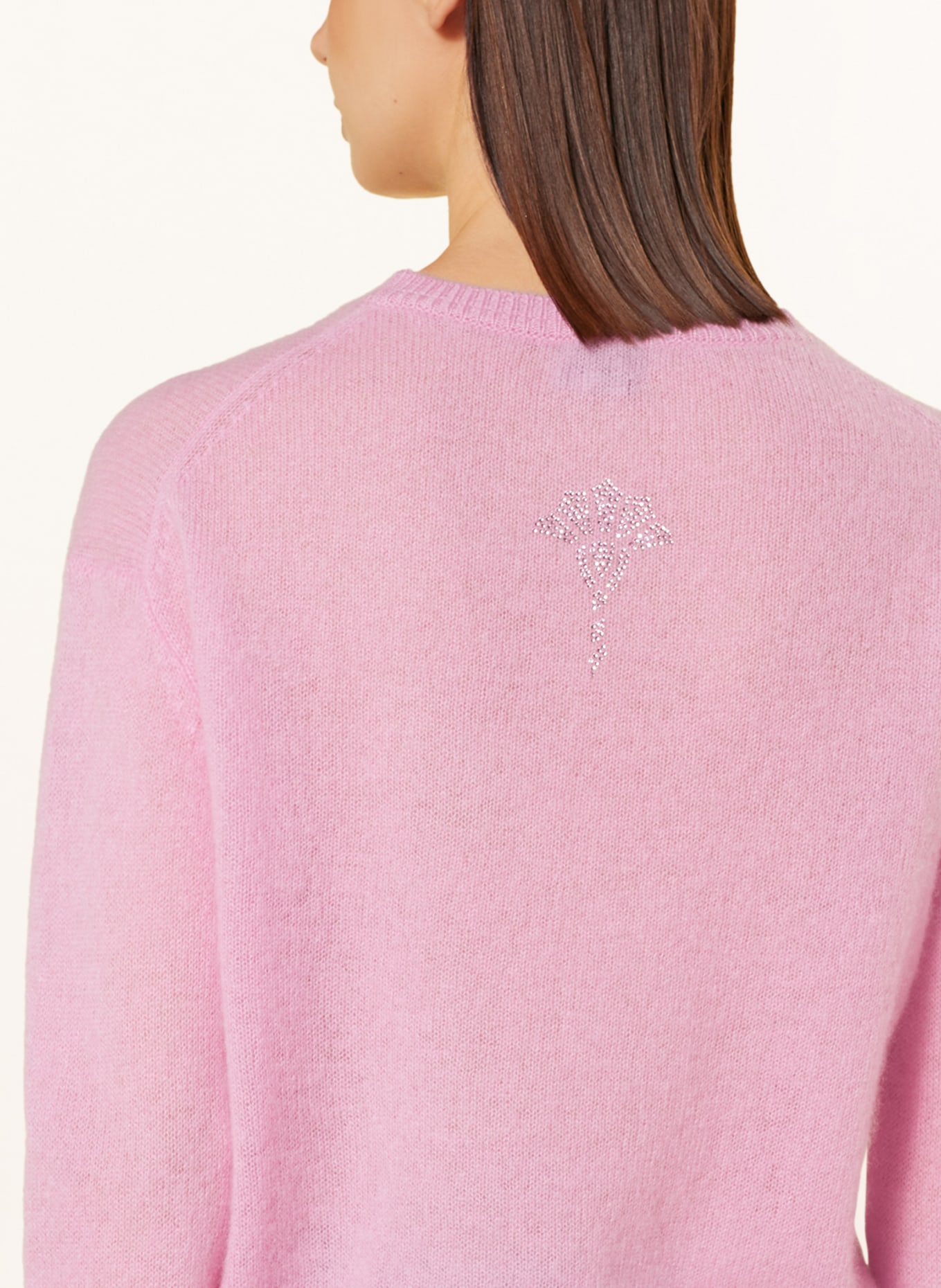 JOOP! Cashmere sweater with decorative gems, Color: PINK (Image 4)