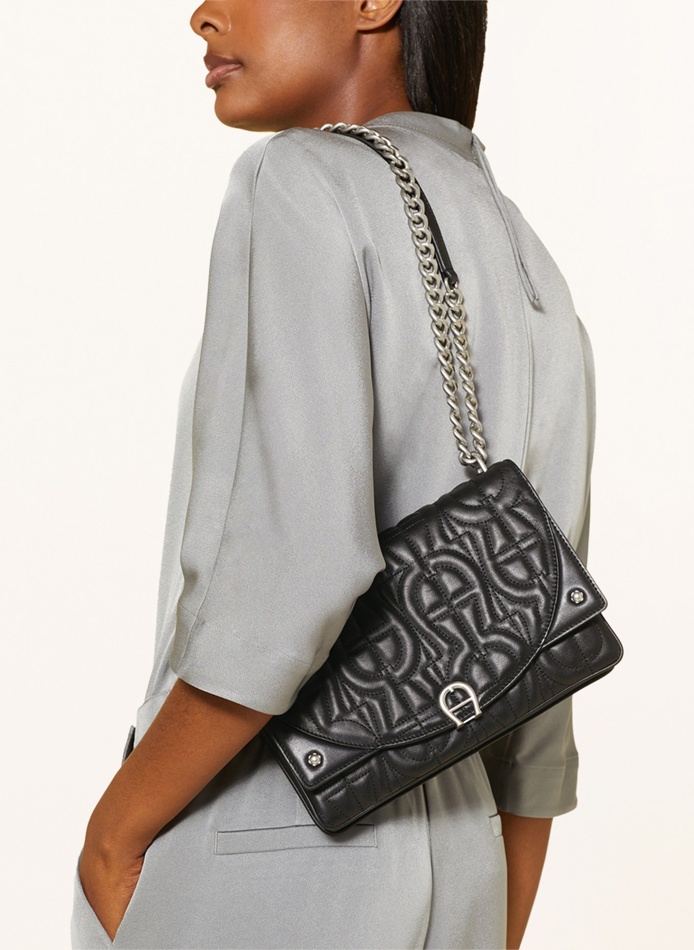 AIGNER Shoulder bag DIADORA, Color: BLACK (Image 4)