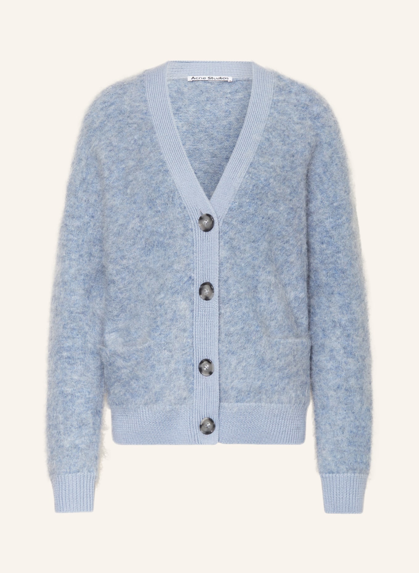 Acne Studios Cardigan with mohair, Color: LIGHT BLUE (Image 1)