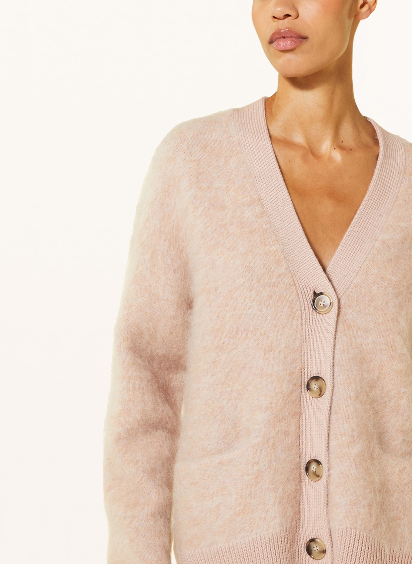 Acne Studios Cardigan with mohair, Color: NUDE (Image 4)