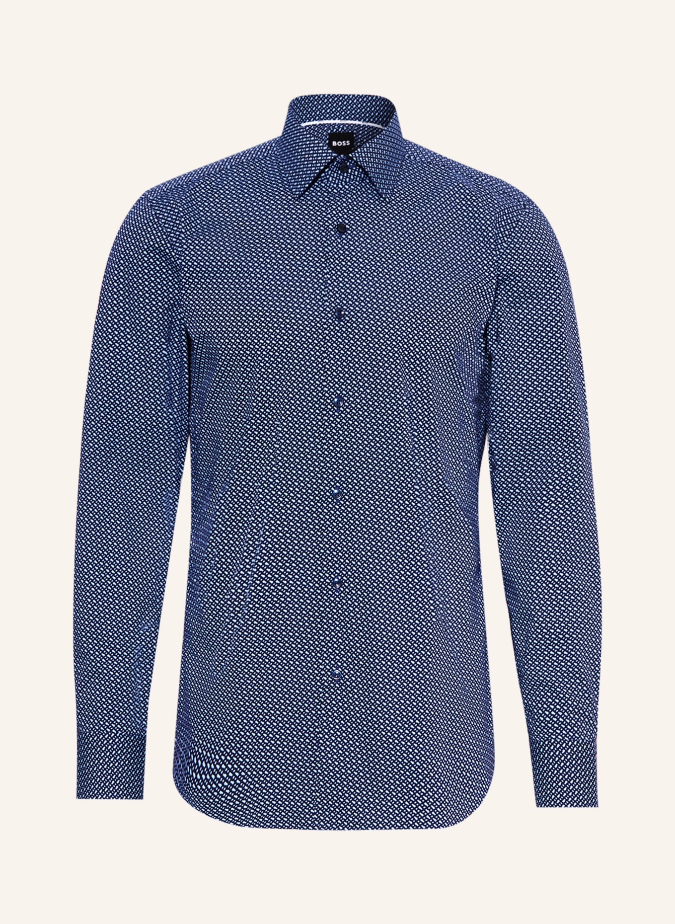BOSS Shirt HANK slim fit , Color: BLUE/ LIGHT BLUE (Image 1)