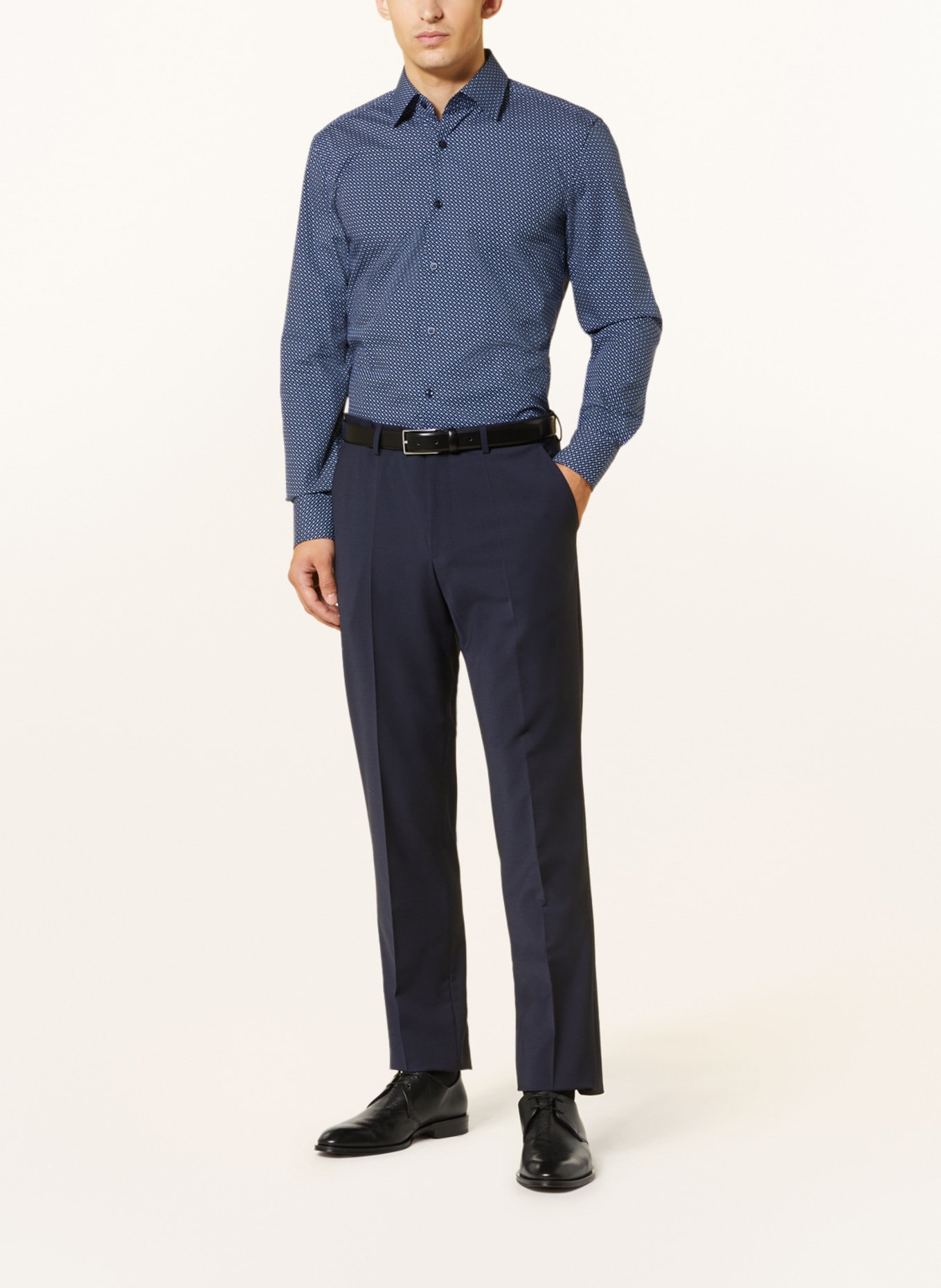 BOSS Shirt HANK slim fit , Color: BLUE/ LIGHT BLUE (Image 2)