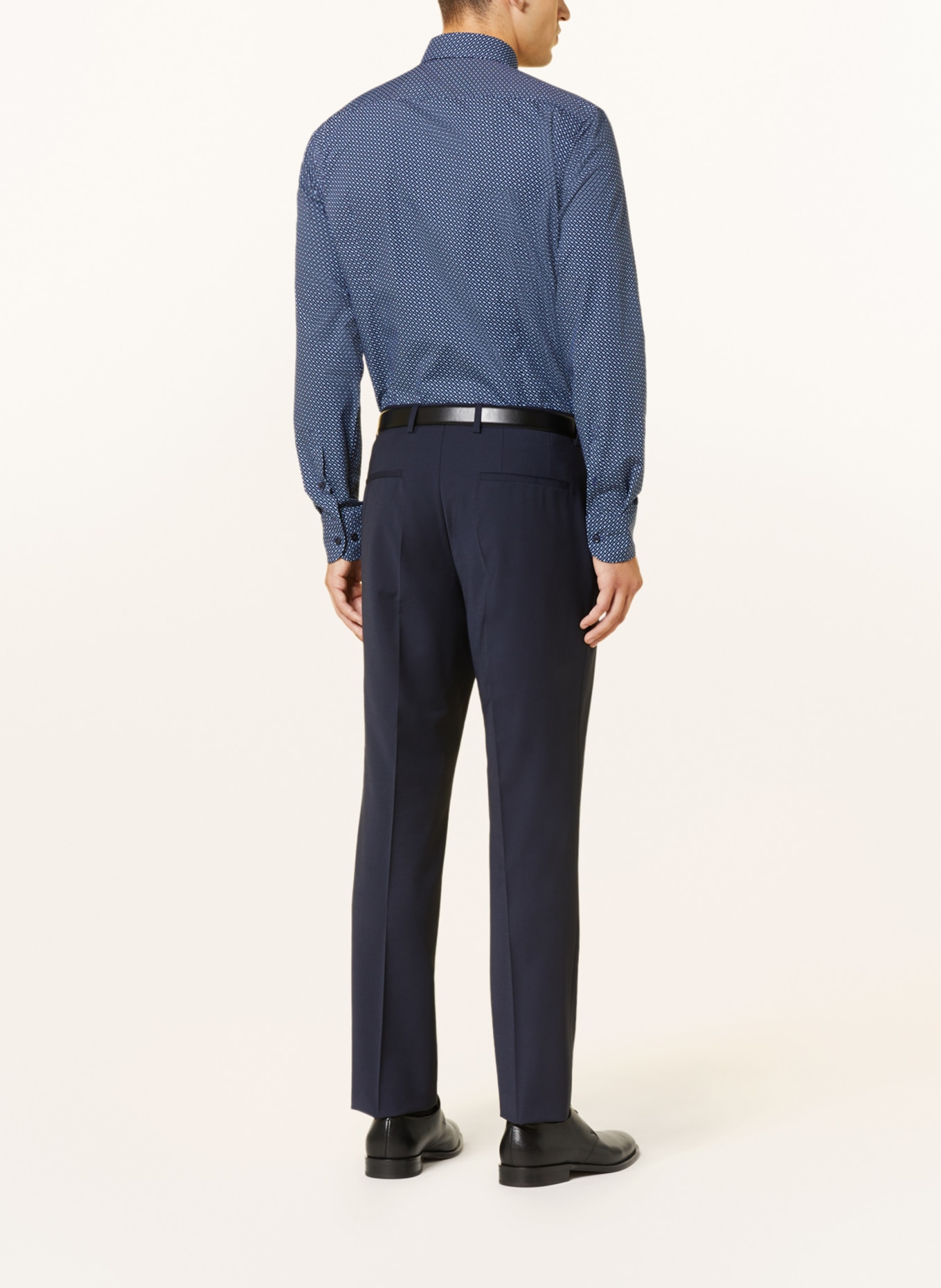BOSS Shirt HANK slim fit , Color: BLUE/ LIGHT BLUE (Image 3)