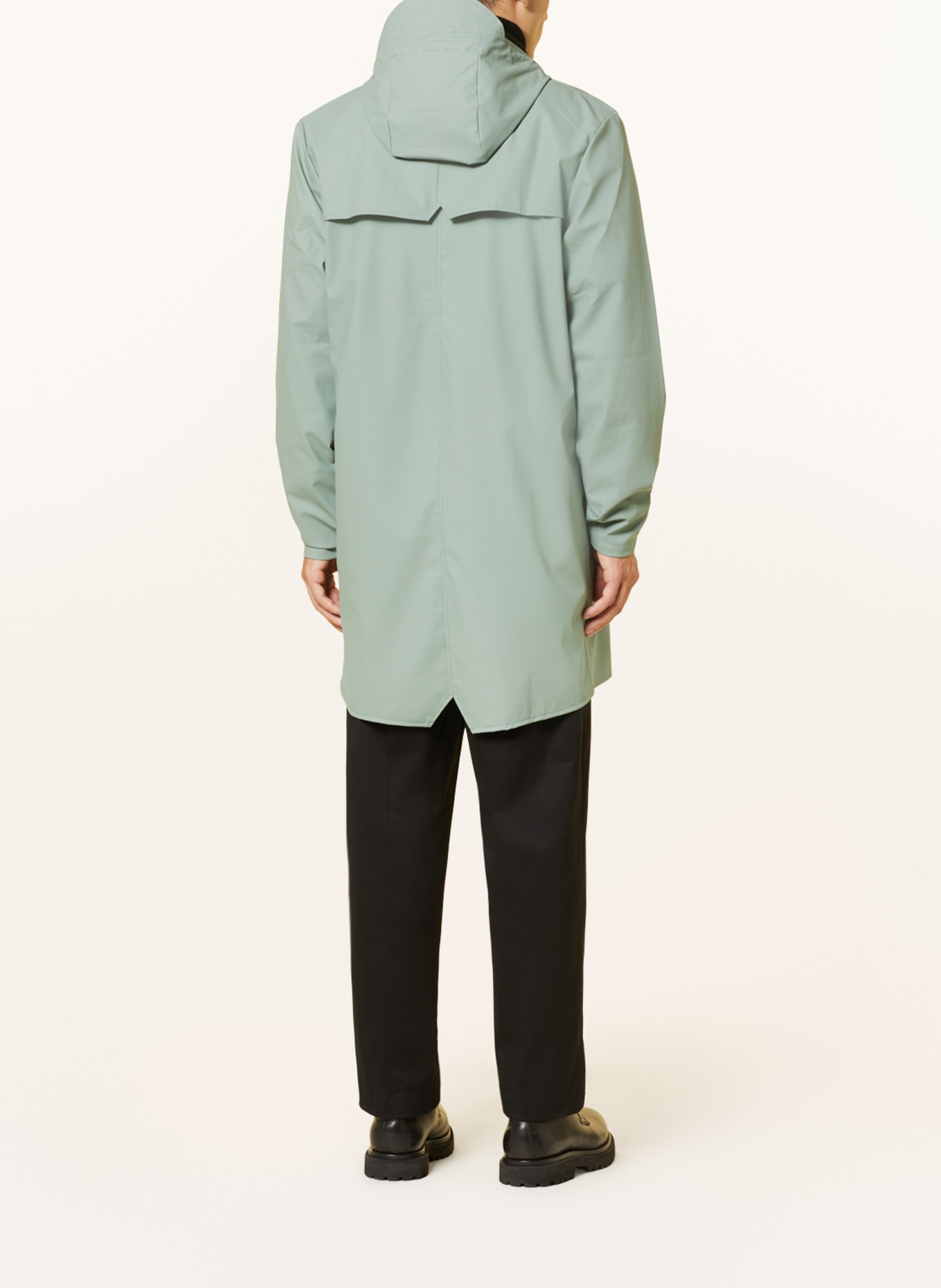 Light green new arrivals raincoat