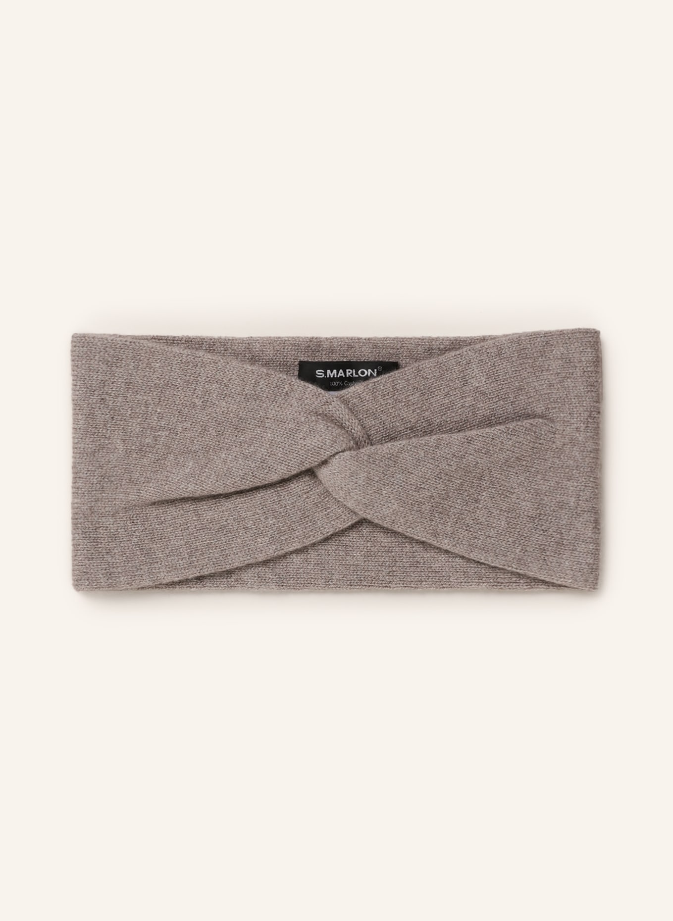 S.MARLON Headband in cashmere, Color: TAUPE/ BEIGE (Image 1)