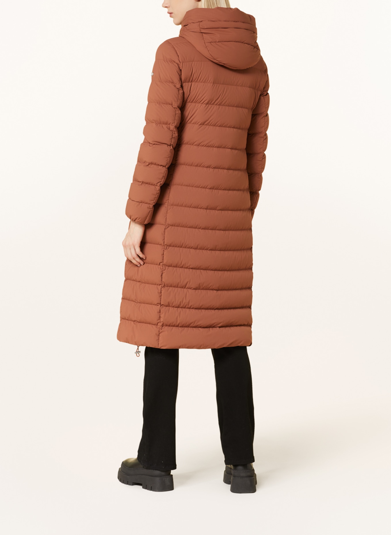 DUNO Lightweight down coat, Color: BROWN (Image 3)
