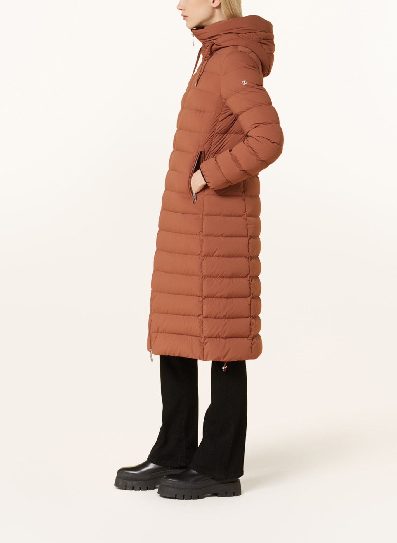 DUNO Lightweight down coat, Color: BROWN (Image 4)