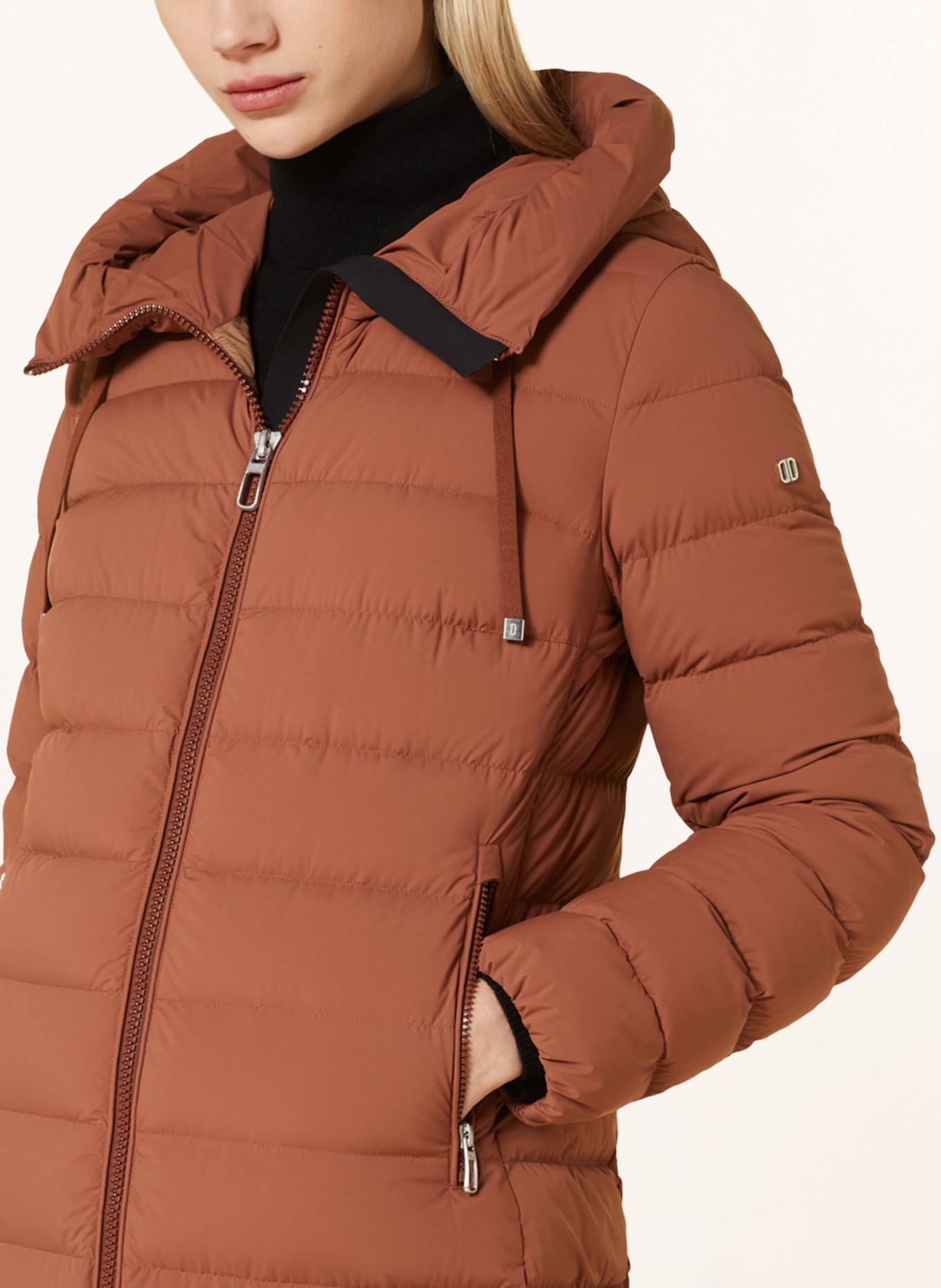 DUNO Lightweight down coat, Color: BROWN (Image 5)