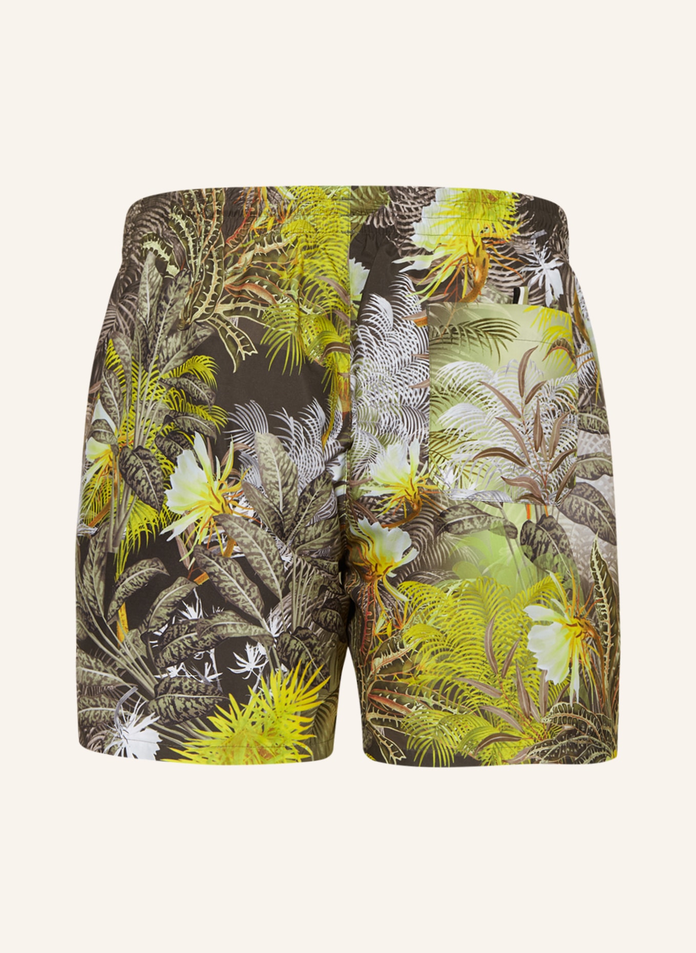 BOSS Swim shorts PIRANHA, Color: YELLOW/ GREEN/ BROWN (Image 2)