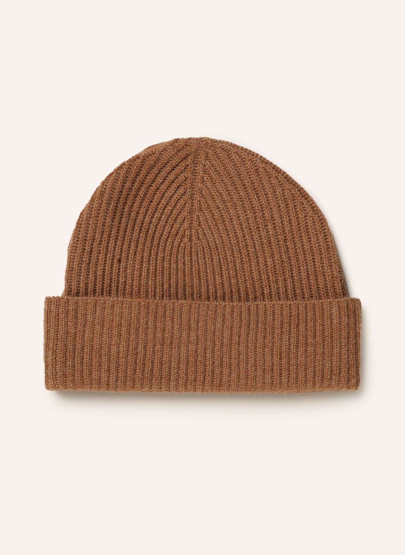 windsor. Cashmere beanie CAN, Color: LIGHT BROWN (Image 1)