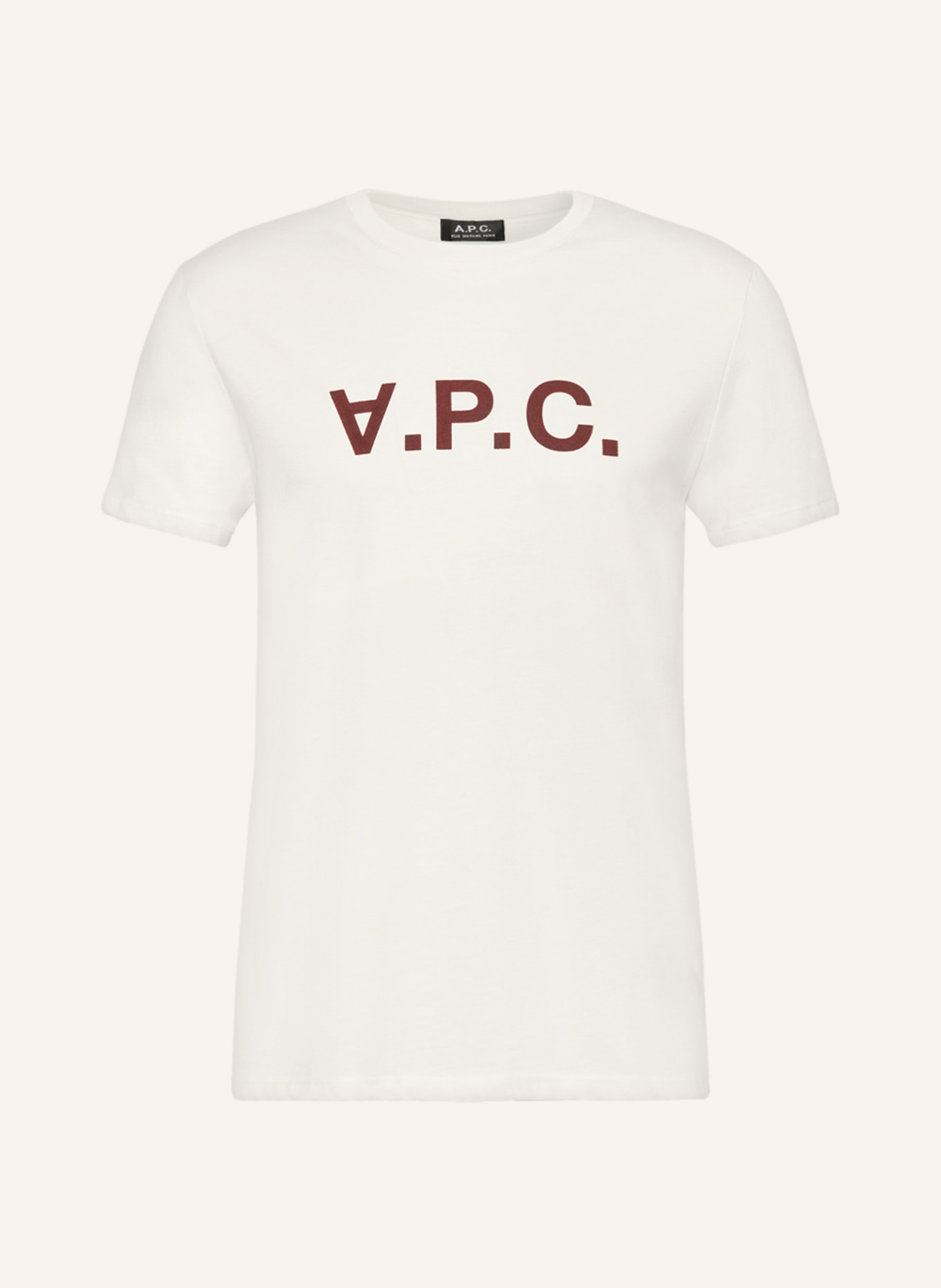 A.P.C. T-shirt, Color: CREAM (Image 1)