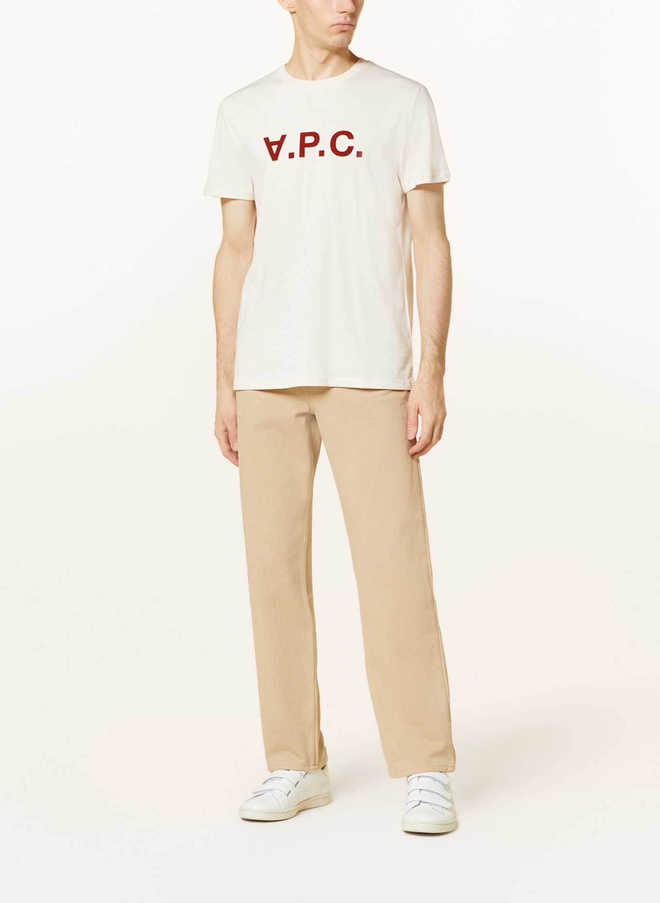 A.P.C. T-shirt, Color: CREAM (Image 2)