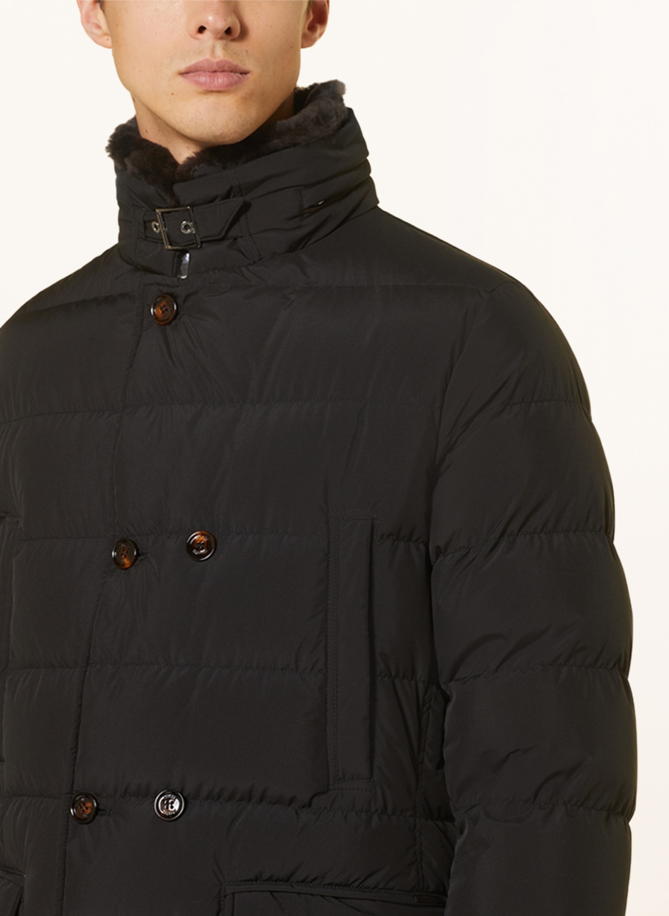 MOORER Down jacket ZARBO , Color: BLACK (Image 4)
