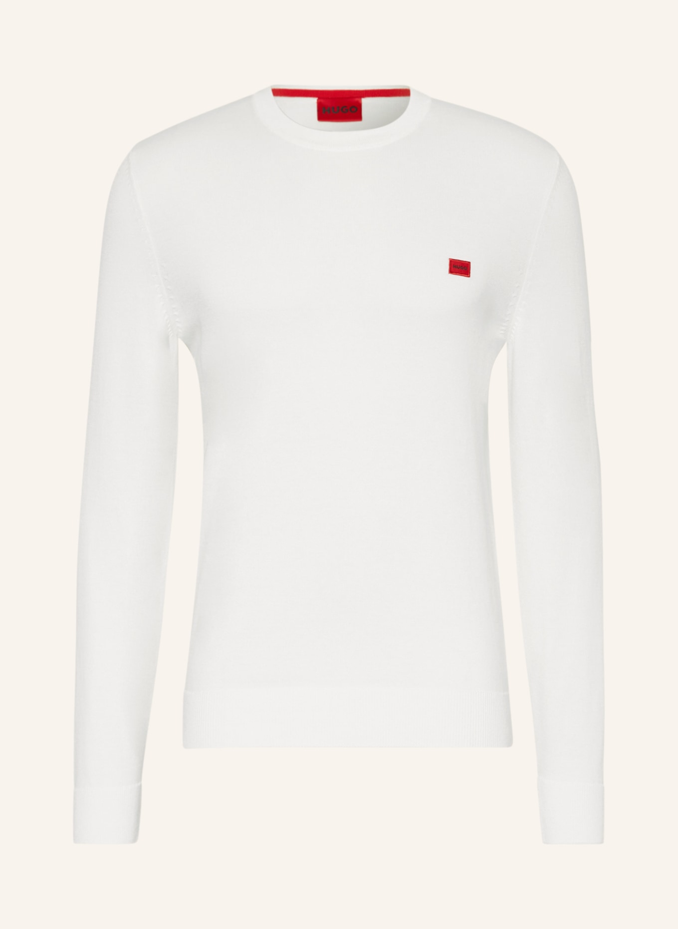 HUGO Sweater SAN CASSIUS, Color: WHITE (Image 1)