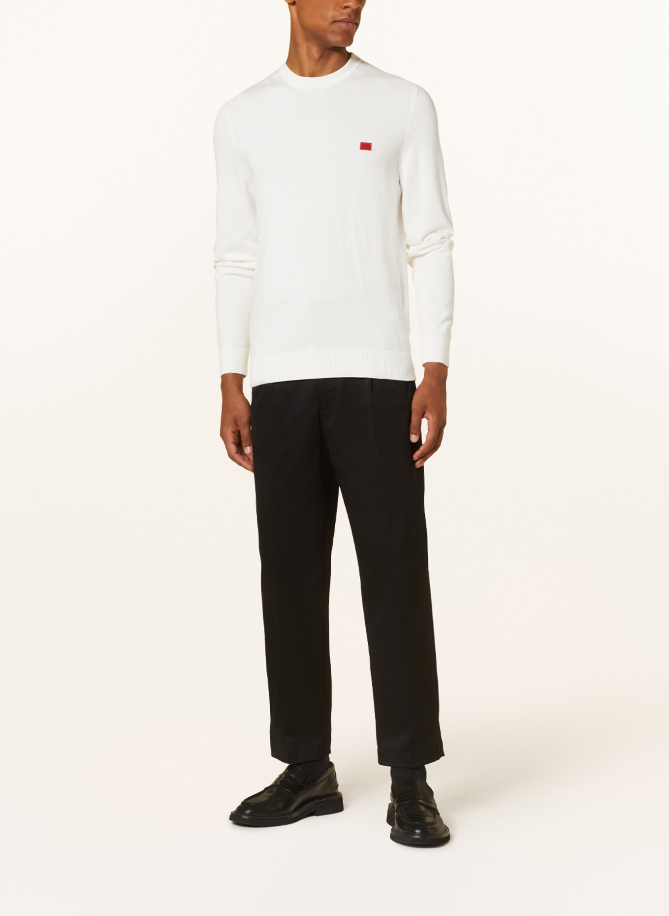 HUGO Sweater SAN CASSIUS, Color: WHITE (Image 2)