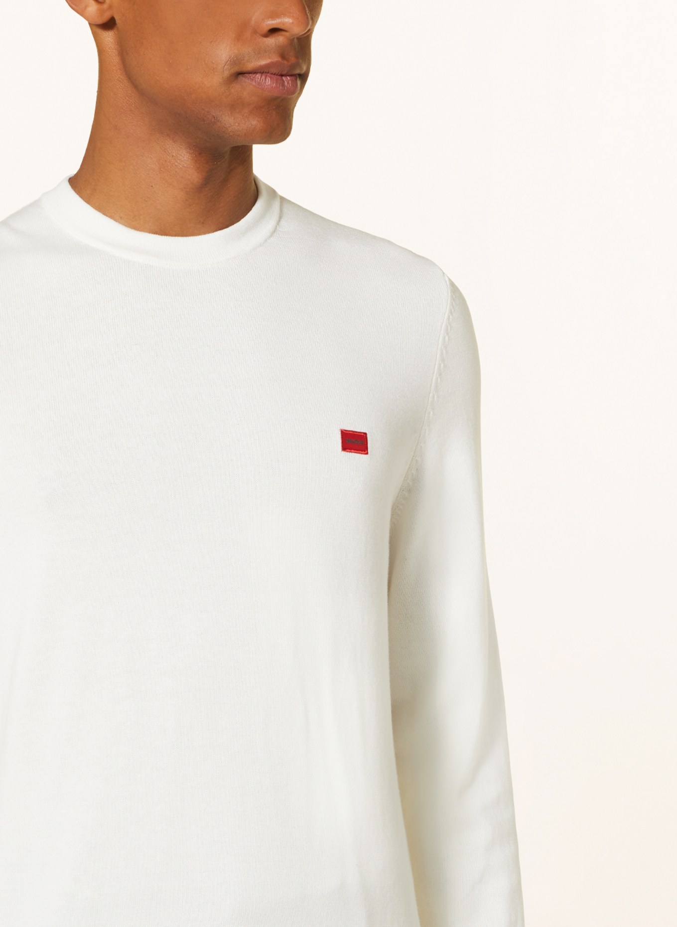 HUGO Sweater SAN CASSIUS, Color: WHITE (Image 4)