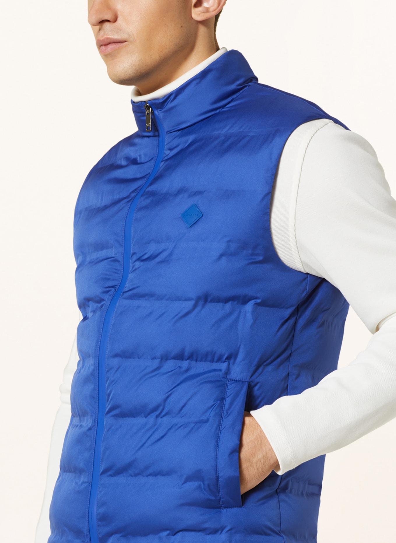 HACKETT LONDON Quilted vest, Color: BLUE (Image 4)