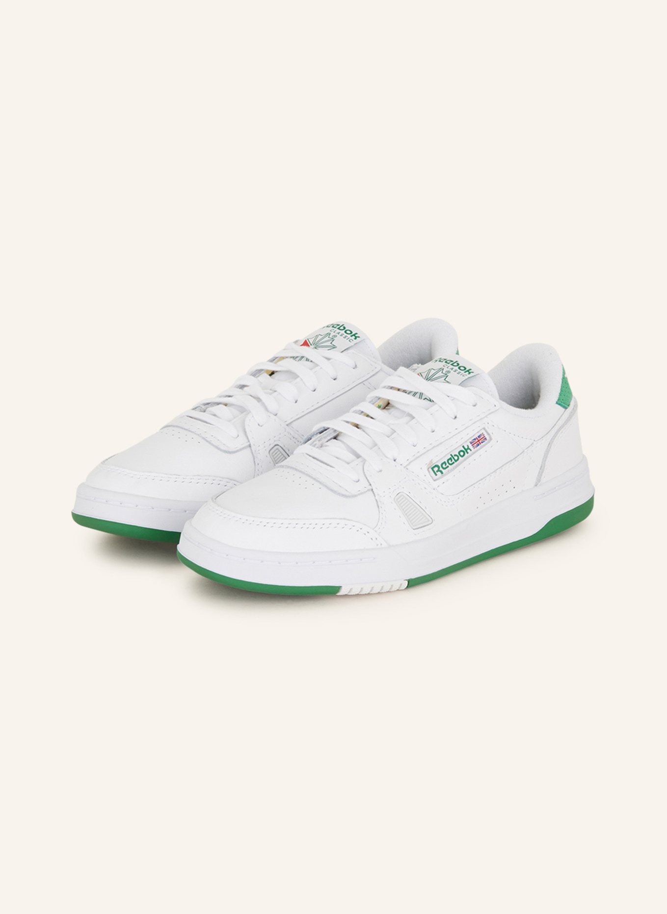 Reebok Sneakers LT COURT, Color: WHITE/ GREEN (Image 1)