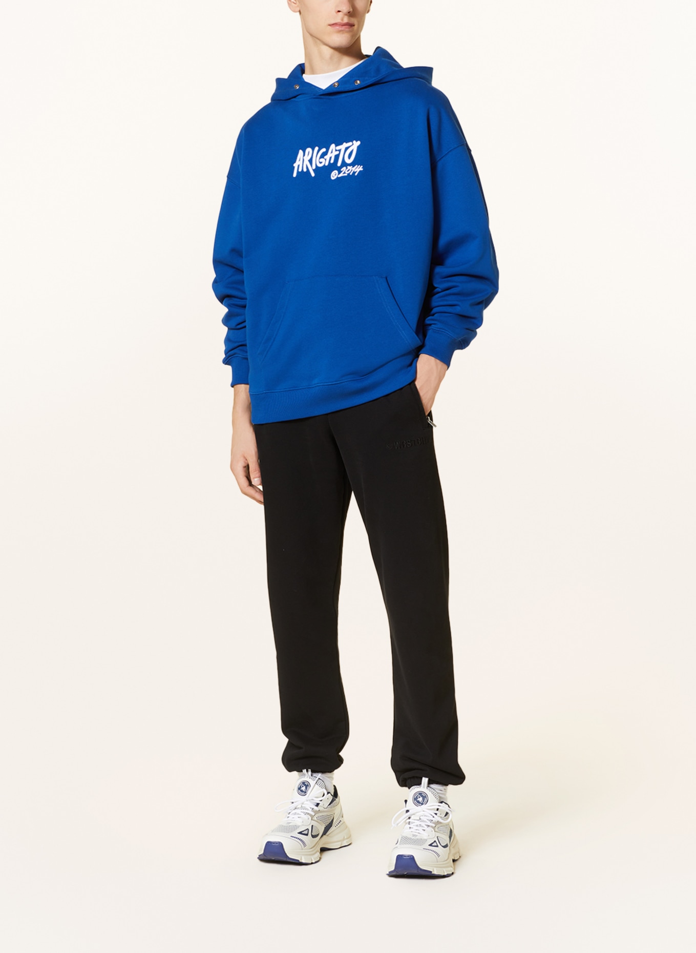 AXEL ARIGATO Hoodie, Color: BLUE/ WHITE (Image 2)