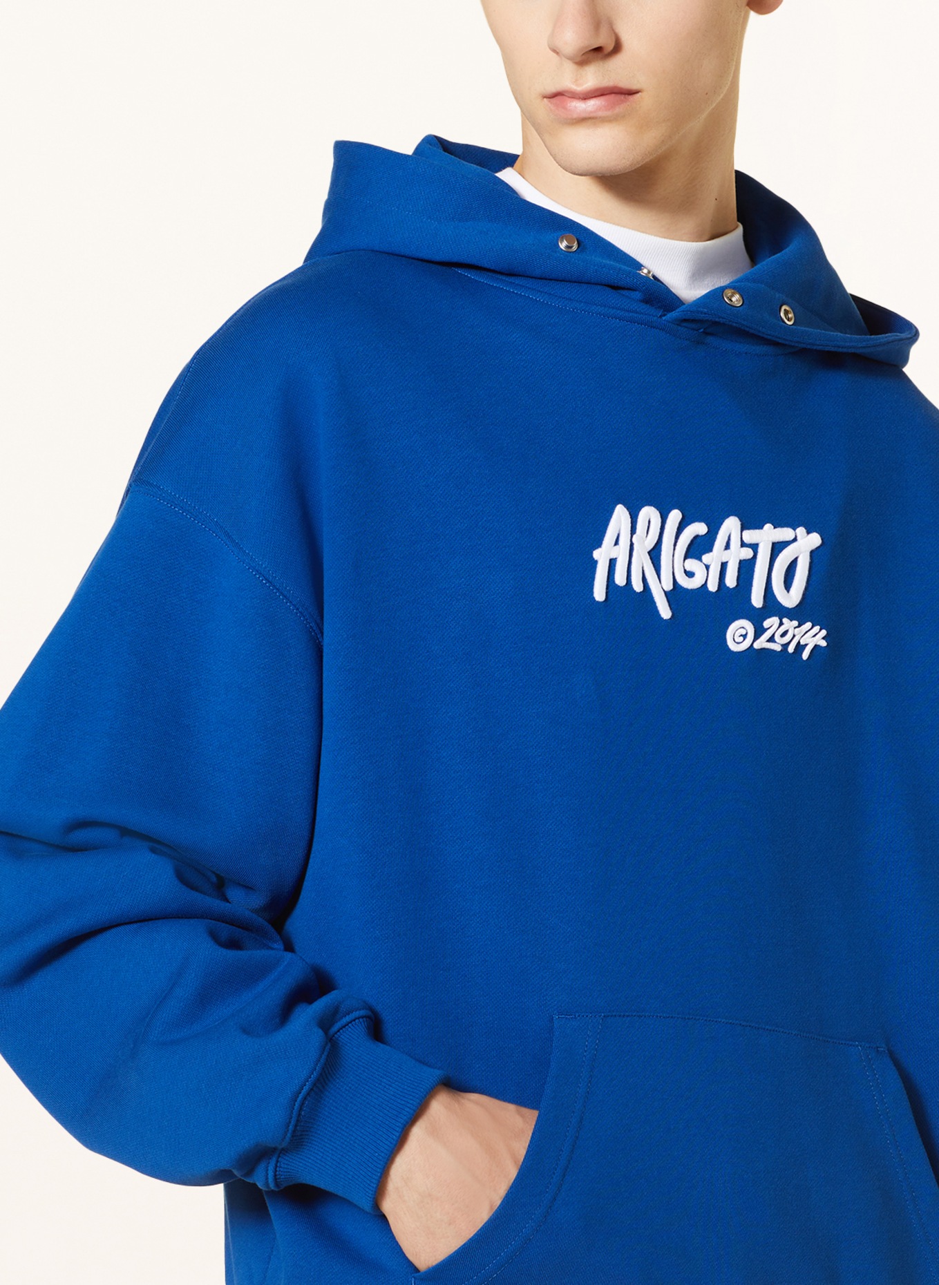 AXEL ARIGATO Hoodie, Color: BLUE/ WHITE (Image 5)