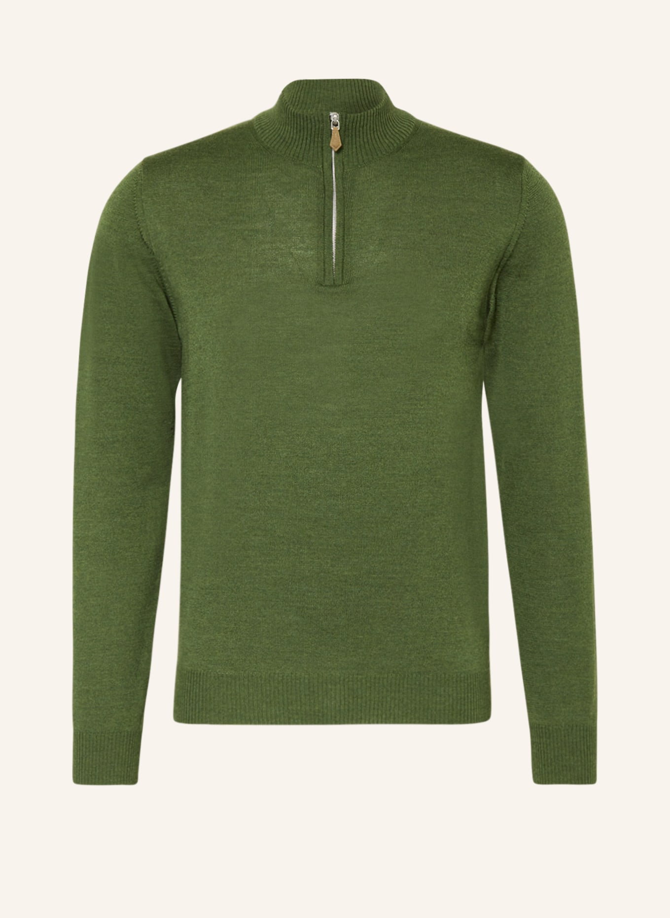 Stenströms Half-zip sweater, Color: GREEN (Image 1)