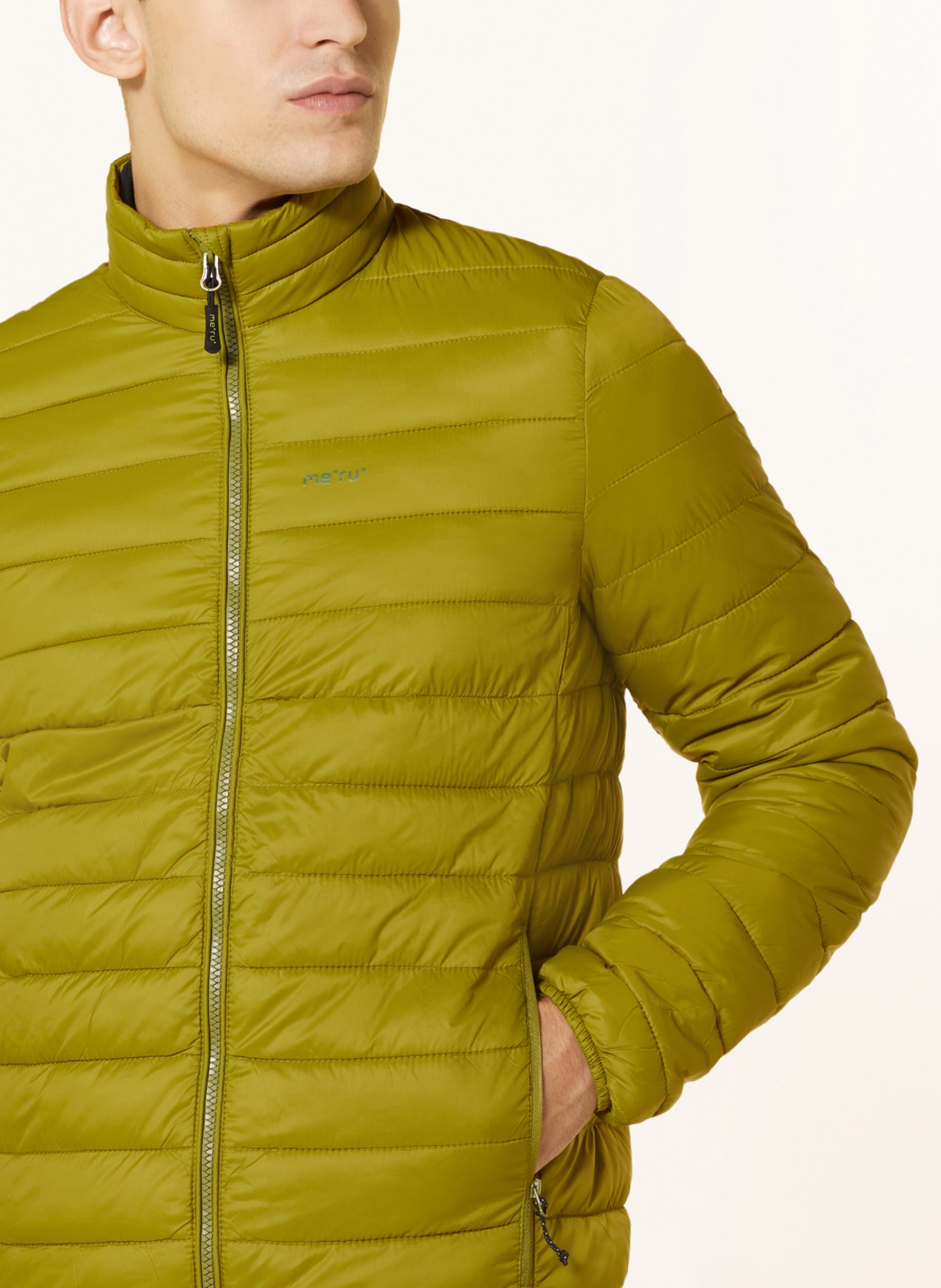 me°ru' Quilted jacket WESTON, Color: LIGHT GREEN (Image 4)