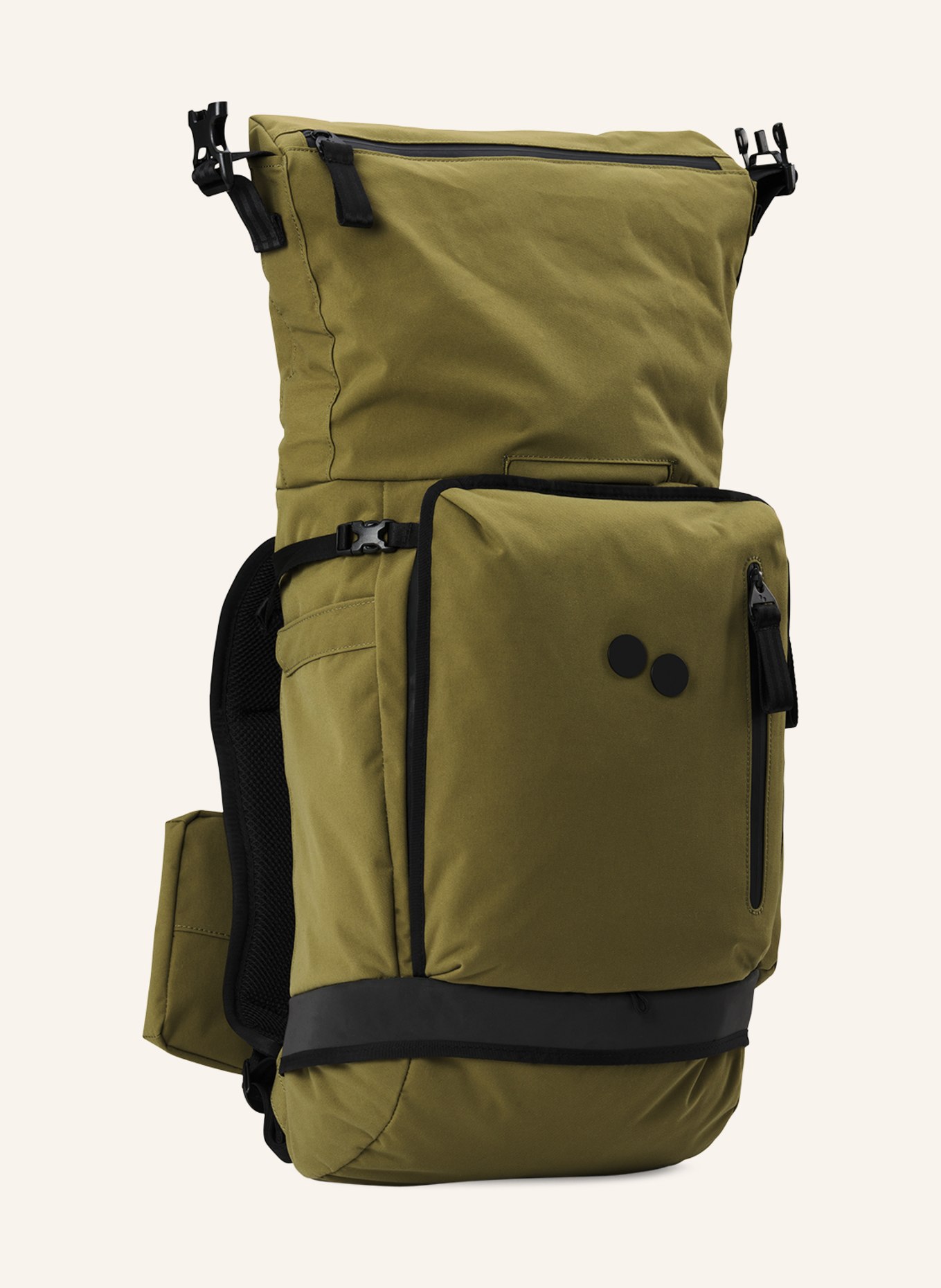 pinqponq Plecak KOMUT MEDIUM z kieszenią na laptop: JASNOZIELONY